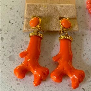 Kenneth Jay Lane limited edition coral reef earrings